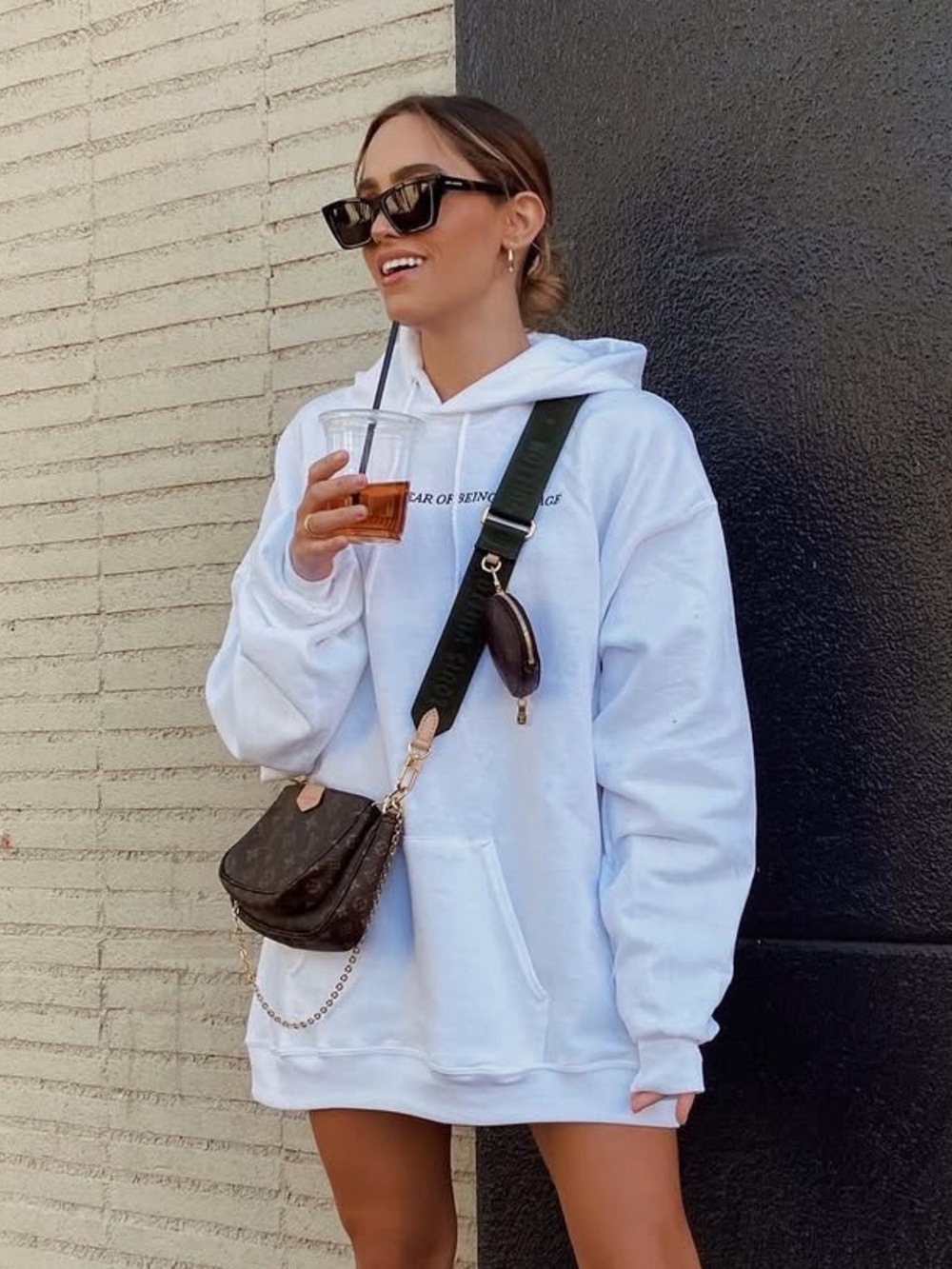 The Mayfair Group Inspired By The Fear Of Being Average Beige Hoodie *RARE*